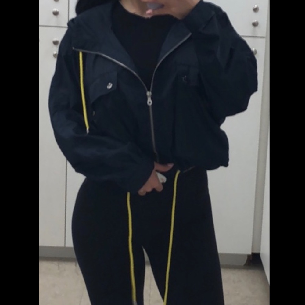 Zara Windbreaker Navy